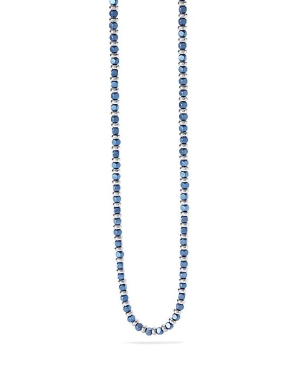 Collana Acciaio Blu Comete UGL684