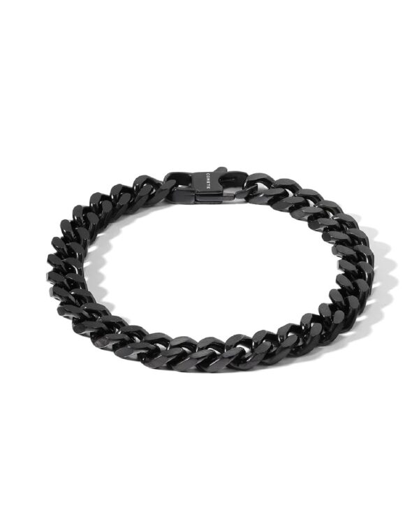 Bracciale Uomo Acciaio Nero Comete UBR1134