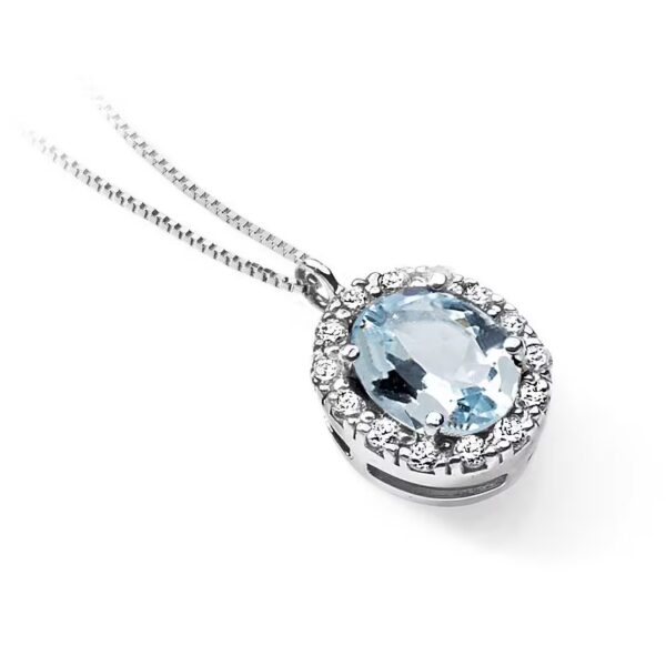 Collana Pendente Oro Bianco Ambrosia AGZ210