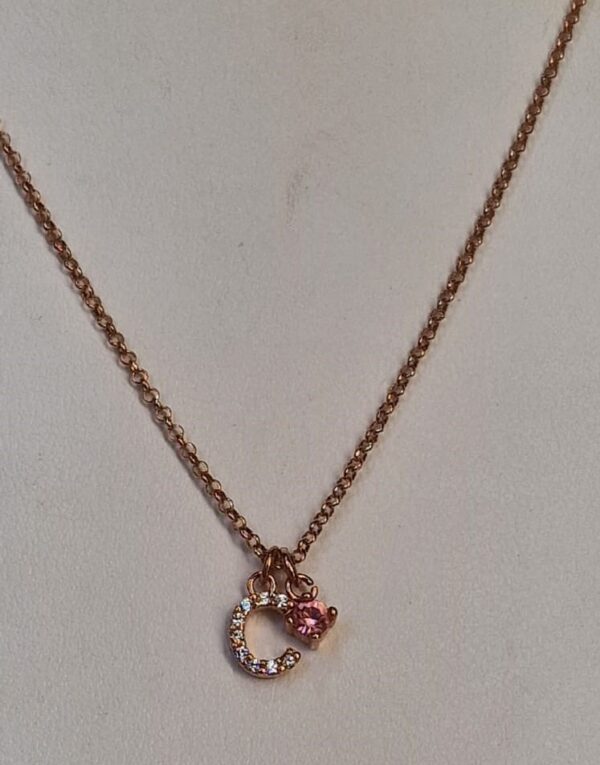 Collana Iniziale "C" Pavè Versari Accessories