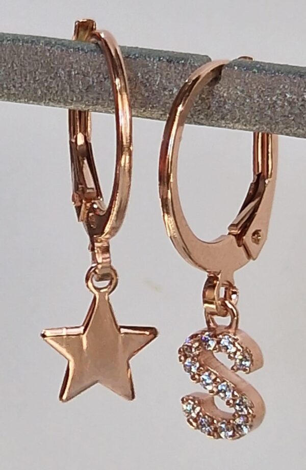 Orecchini Iniziale "S" Pavè Versari Accessories