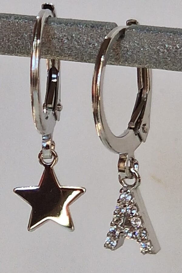 Orecchini Iniziale "A" Pavè Versari Accessories