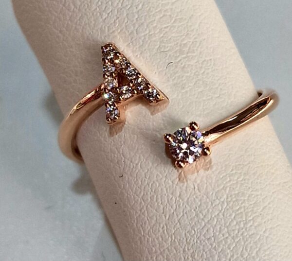 Anello Iniziale "A" Contrariè Versari Accessories