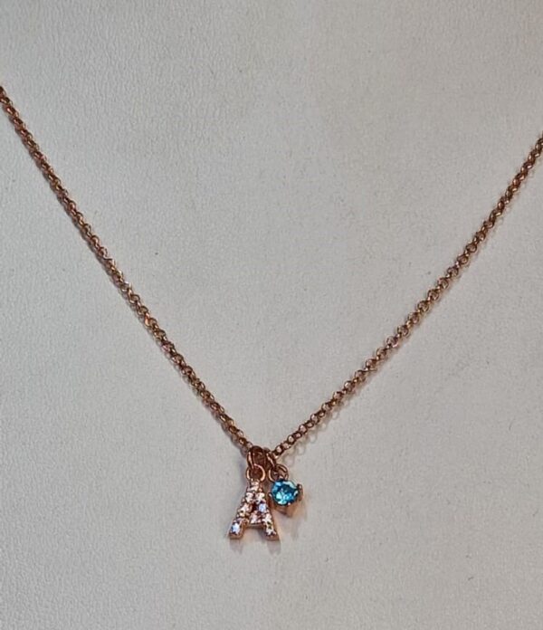 Collana Iniziale "A" Pavè Versari Accessories
