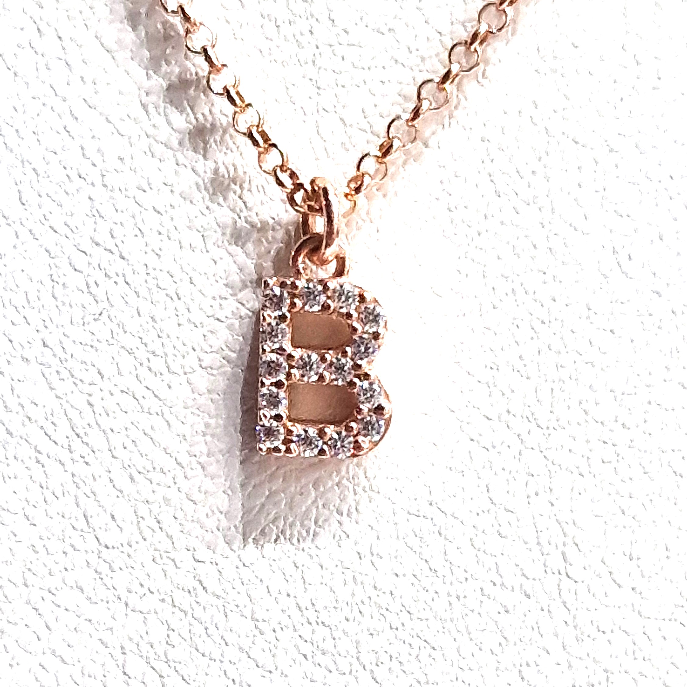 Collana Iniziale "R" Pavè Versari Accessories