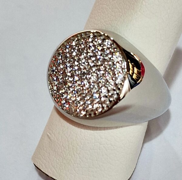 Anello Aperto Argento Bianco Oroshop