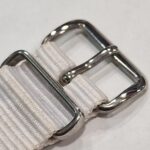 Cinturino Nato in Tessuto Beige 18mm Oroshop - immagine 2
