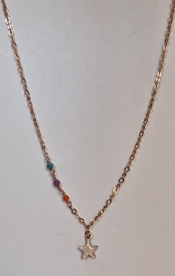 Collana Pendente Stella Bianca Sacramore