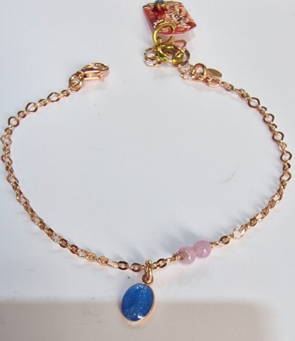 Bracciale Ciondolo Pietra Turchese Sacramore
