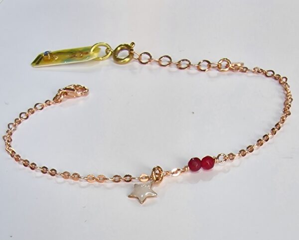Bracciale Ciondolo Stella Bianca Sacramore