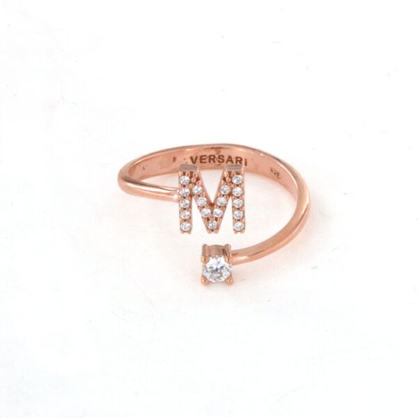 Anello Aperto Lettera M Versari Accessories