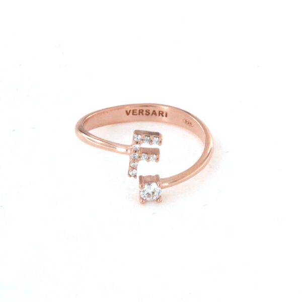 Anello Aperto Lettera F Versari Accessories