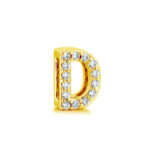 Charm Gold Lettera D 2MuchJewels