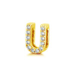 Charm Gold Lettera U 2MuchJewels