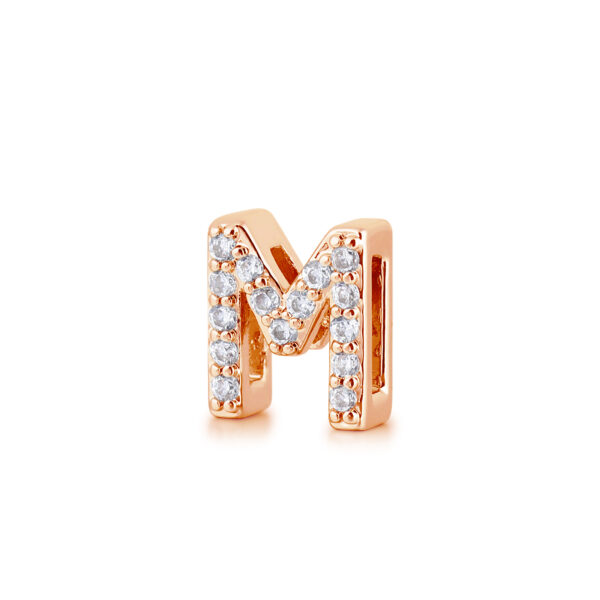 Charm Rose Gold Lettera M 2Much Jewels