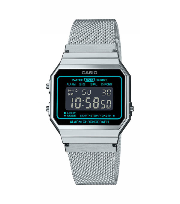 Orologio acciaio digitale Casio A700WEMS-1BEF