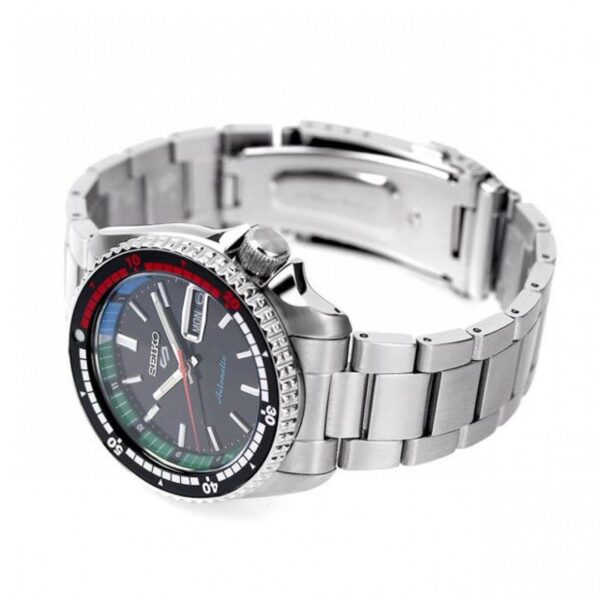 Orologio Seiko 5 Automatique Homme Noire Retro Col - immagine 4