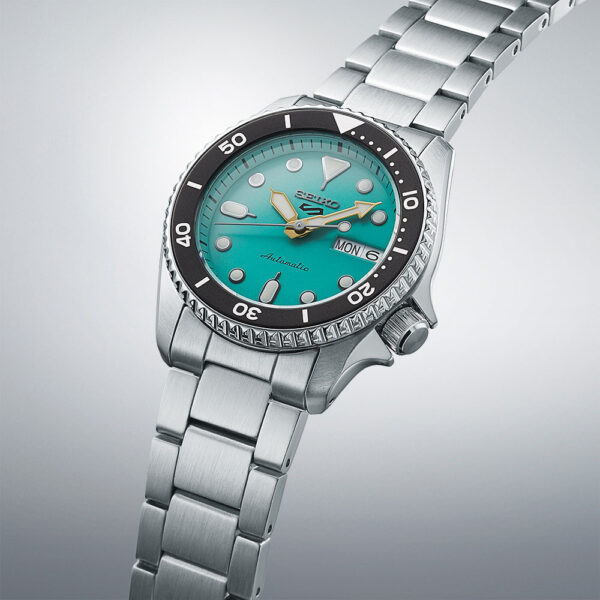 Orologio Seiko 5 Automatique Homme Turquoise Skx R - immagine 3