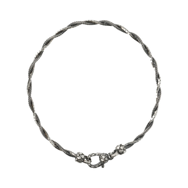 Bracciale Doppia Catena Intrecciata Albert M. WSOX