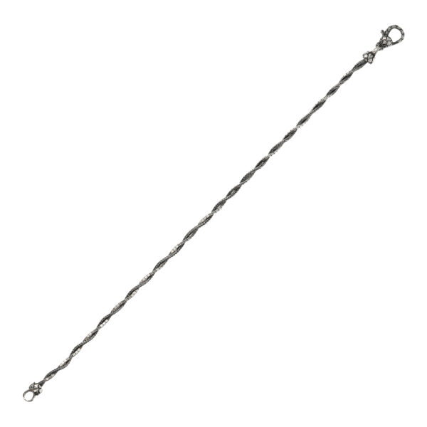 Bracciale Doppia Catena Intrecciata Albert M. WSOX - immagine 2