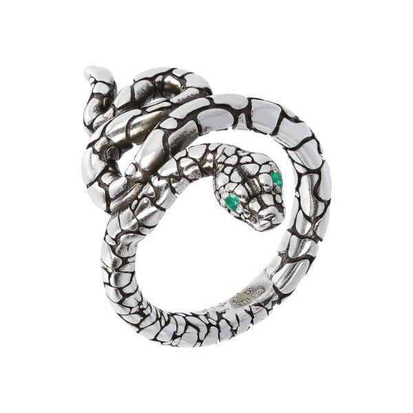 Anello Serpente Pietra Naturale