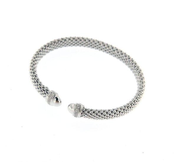 Bracciale in argento 925 con zirconi Marcello pane