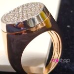 Anelli argento 925 placcato rosa e bianco Labrioro - immagine 2