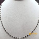 Collier oro bianco 18 kt rosario Diamanti Neri - immagine 2