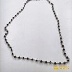 Collier oro bianco 18 kt rosario Diamanti Neri - immagine 3