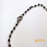 Collier oro bianco 18 kt rosario Diamanti Neri - immagine 7