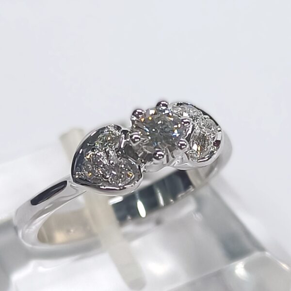 Anello oro bianco 18 kt - immagine 2