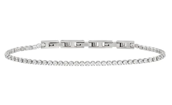 Bracciale Acciaio Tennis e cubic zirconia Breil