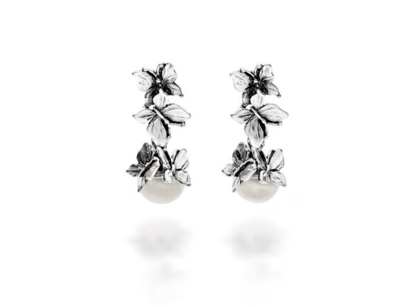 Orecchini argento 925 e perle naturali Giovanni Ra