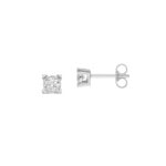 Orecchini Oro bianco 18 kt  Diamanti