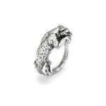 Anello Argento 925 leopardo