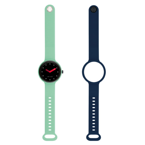 Orologio silicone hero.next mint/navy blue Hip Hop - immagine 2
