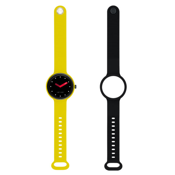 Orologio silicone hero.next yellow/black  Hip Hop - immagine 2