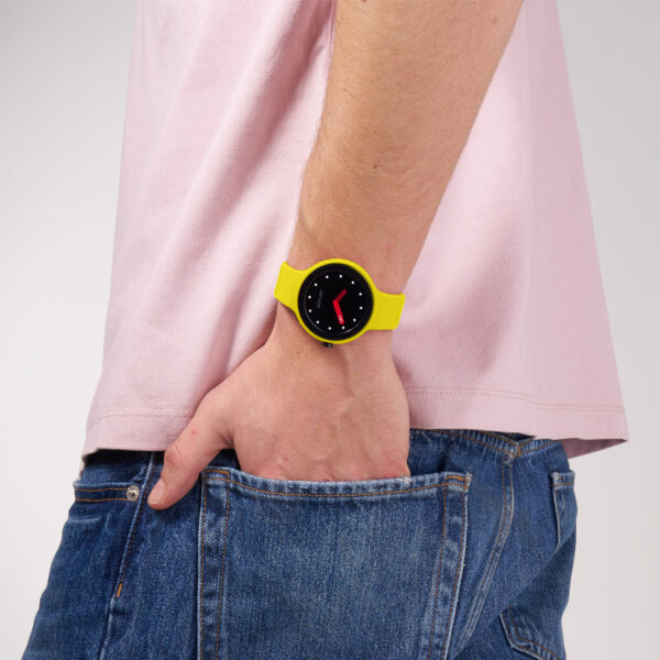Orologio silicone hero.next yellow/black  Hip Hop - immagine 4