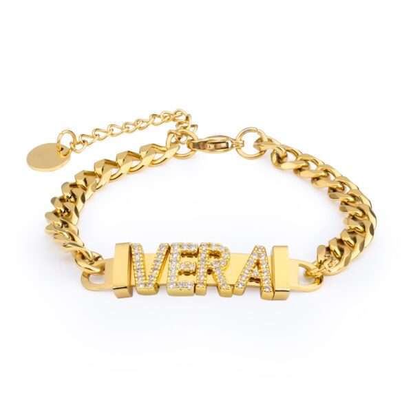 Bracciale acciaio groumette gold 2Much Jewels