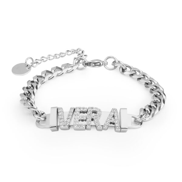 Bracciale acciaio groumette silver 2Much Jewels