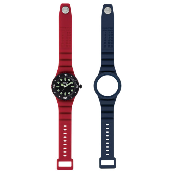 Orologio Master Red/Blue Hip Hop - immagine 3