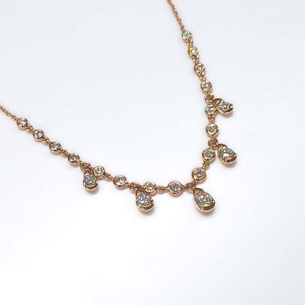 Girogola oro rosa 18 kt morbido diamanti - immagine 4