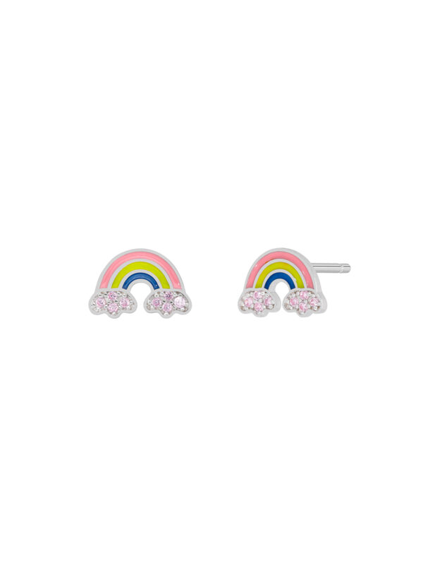 Orecchini argento 925 arcobaleno Marea