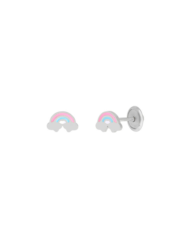 Orecchini argento 925 arcobaleno Marea