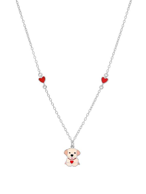 Collana argento 925 2 cagnolino Marea