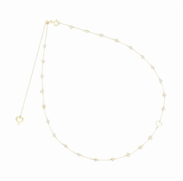 Girocollo oro 18kt Perle naturali d'acqua dolce