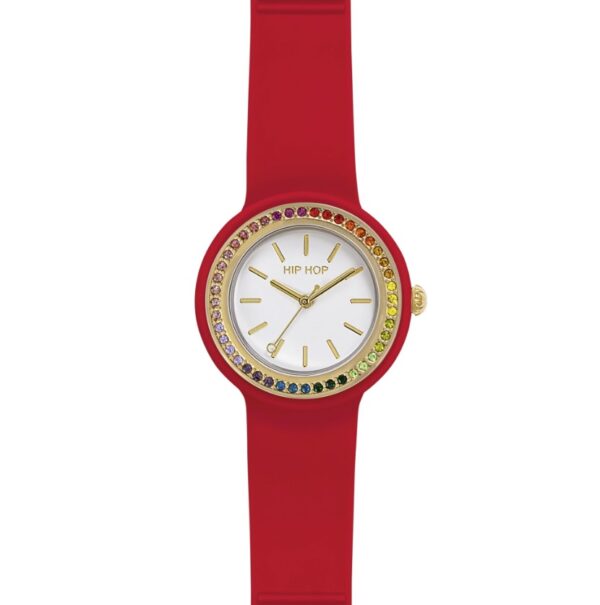 Orologio silicone Bezel Glam Hip Hop