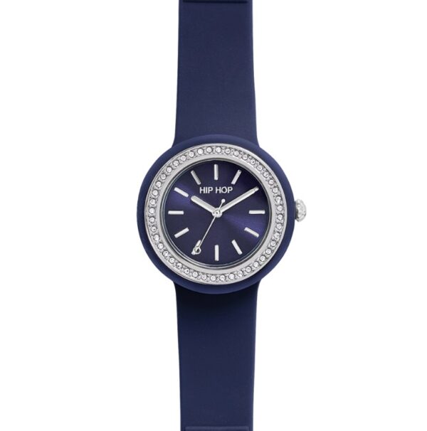 Orologio silicone Bezel Glam Hip Hop