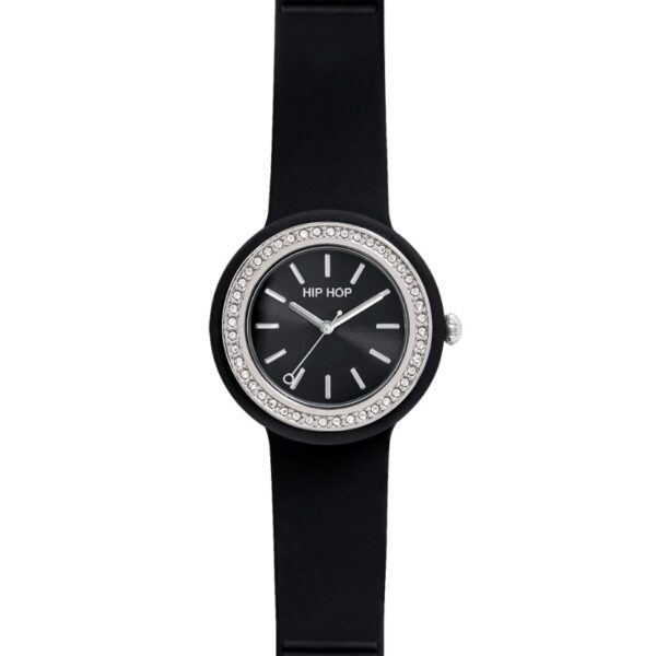 Orologio silicone Bezel Glam Hip Hop