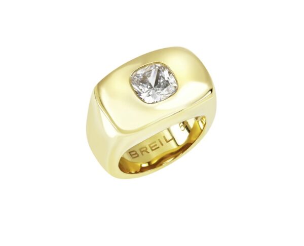 Anello Acciaio dorato Stylize Breil
